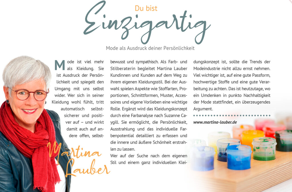Martina-Lauber-Ausgabe der Zeitschrift bewusster Leben Martina-Lauber-Ausgabe der Zeitschrift bewusster Leben